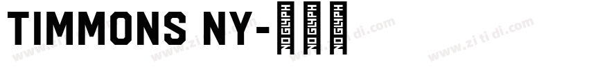 Timmons NY字体转换